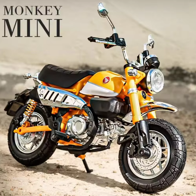 Mini Diecast Honda Monkey Model Bike