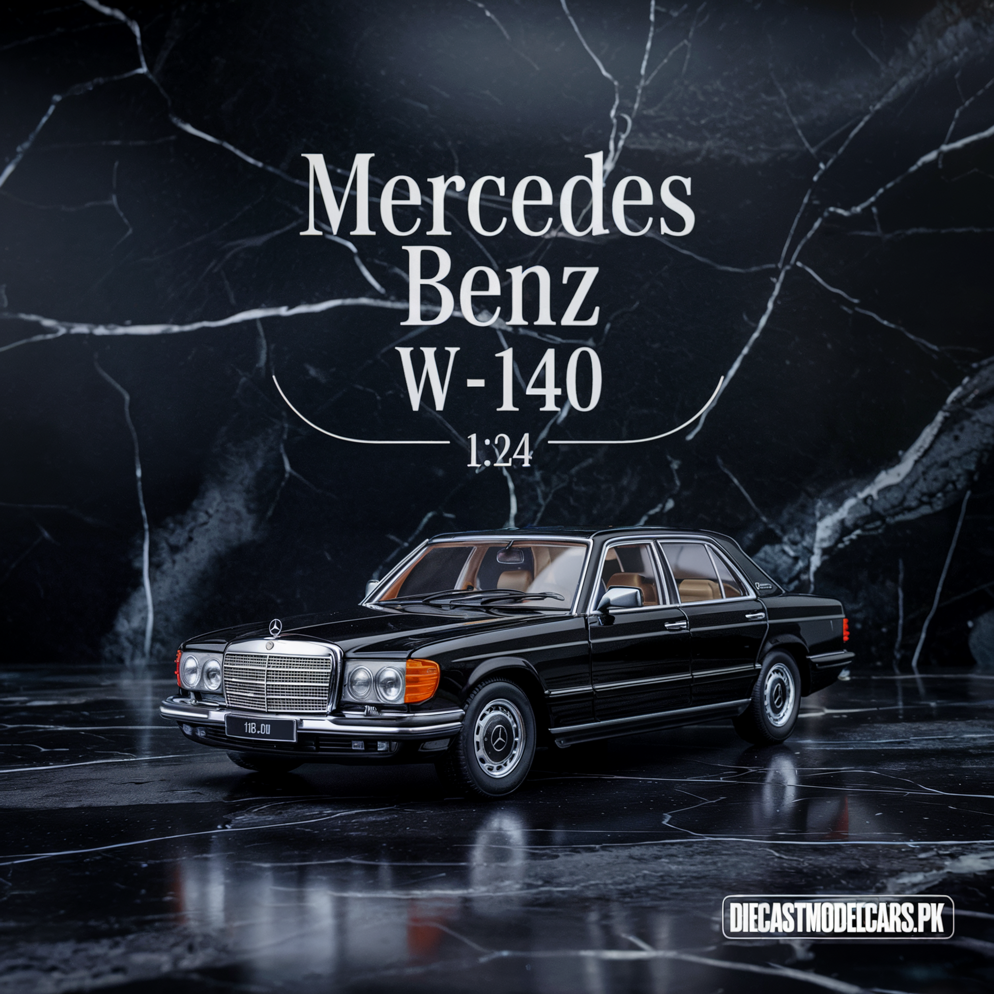 Diecast Model Mercedes Bens W-140 1/24