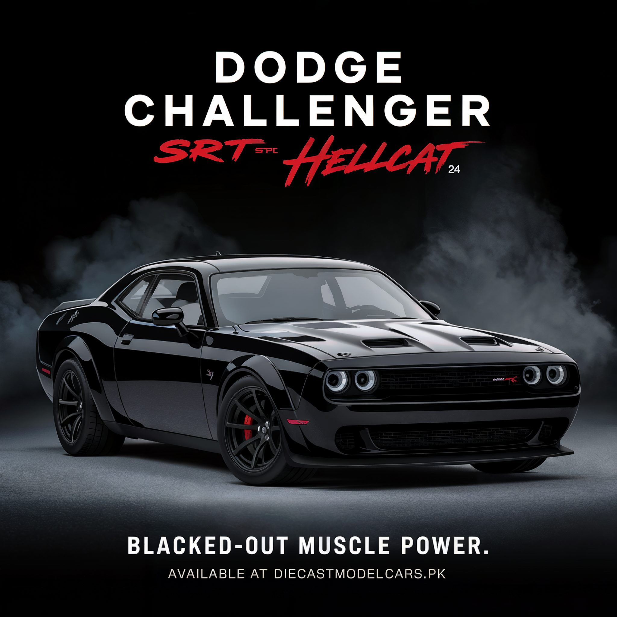 Dodge Challenger SRT® Hellcat Diecast Model 1:24