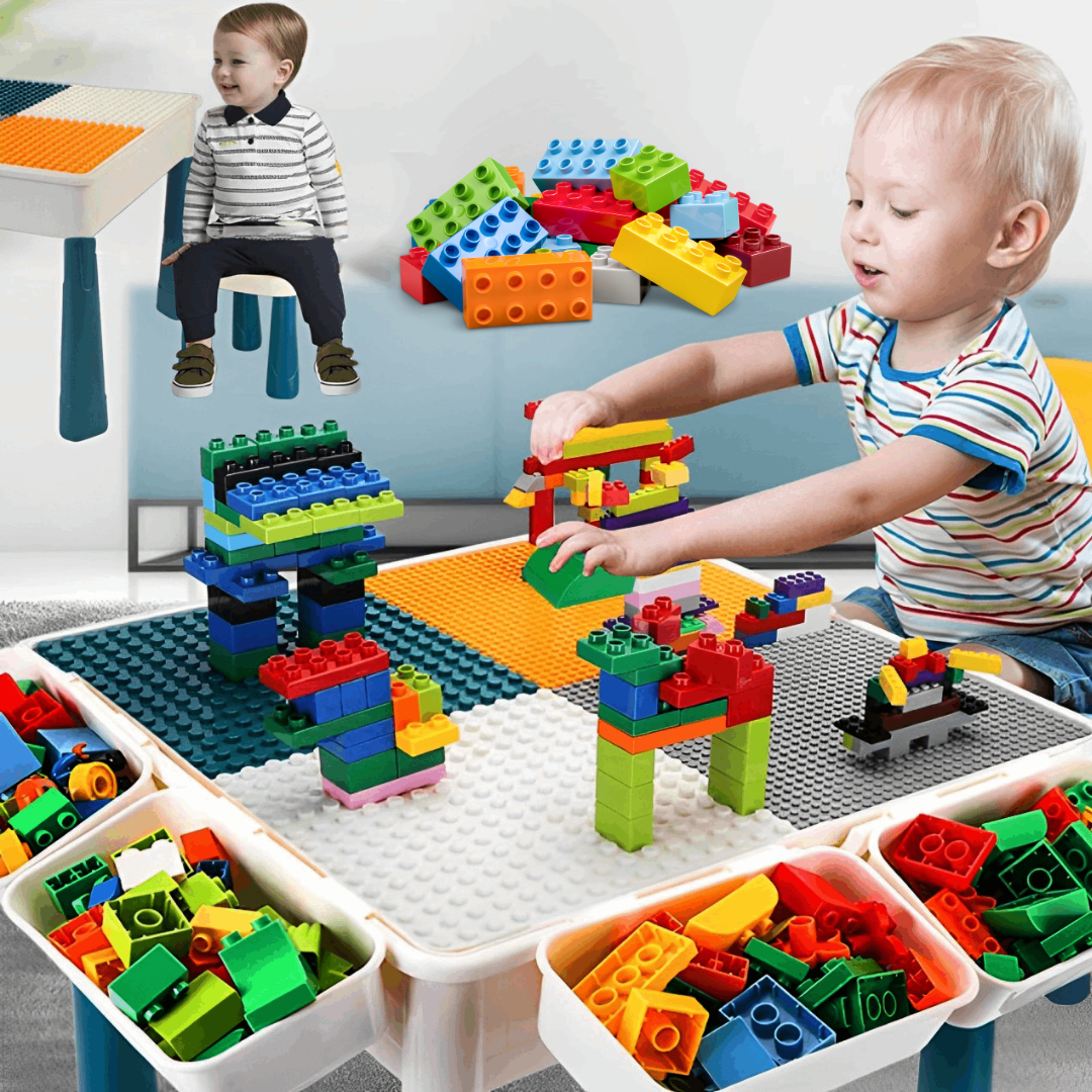 Blocks Creative Building Blocks Table + CHAIR