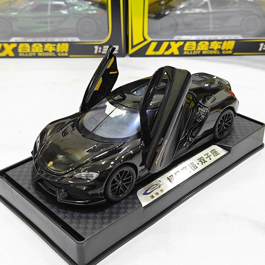 1:32 Gemera GT Super Sports Car Alloy Diecast Model Sound & Light Pull Back Toy Collection Of Hobby Decorative