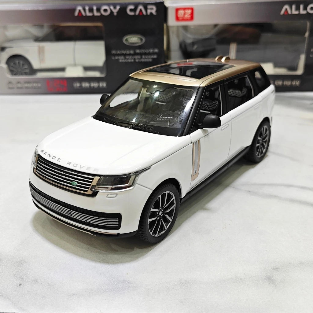 1:24 Land Rover SV2022 Model Car Toy Sound Light Miniature Models Shock Absorption Off Road Vehicles