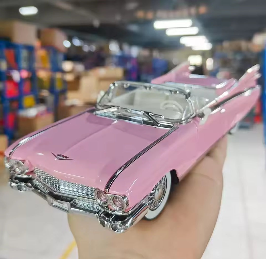 1/24 Cadillac Eldorado Biarritz 1959 Series 62 Luxury Classic Alloy Diecast Model Bookshelf Collection Ornaments Gift