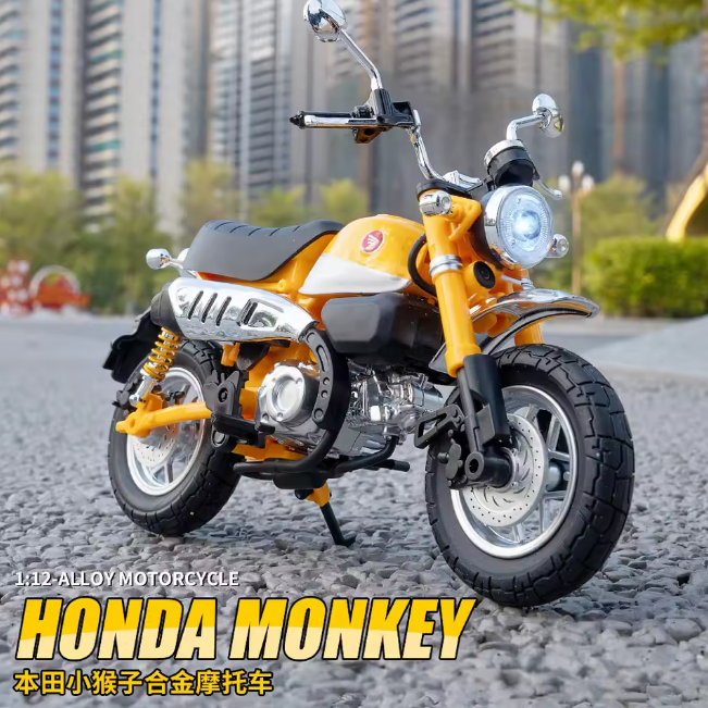 Mini Diecast Honda Monkey Model Bike
