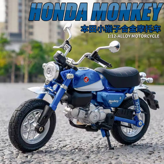 Mini Diecast Honda Monkey Model Bike