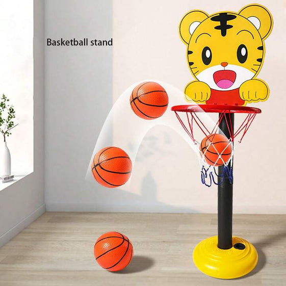 Kids Basketball Hoop Stand Kit Adjustable with Ball Pump