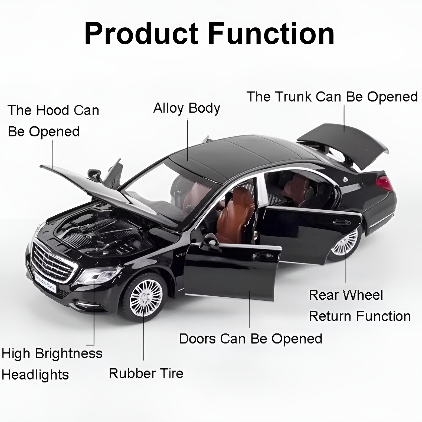 Diecast Model Mercedes Benz S400 1/32