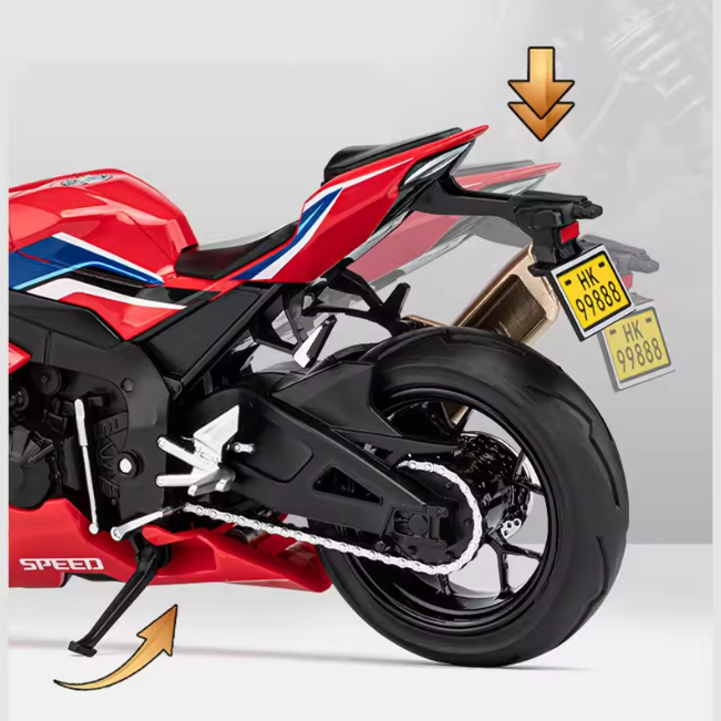 1:12 Diecast Honda CBR 1000RR-R Fire Blade Model Bike