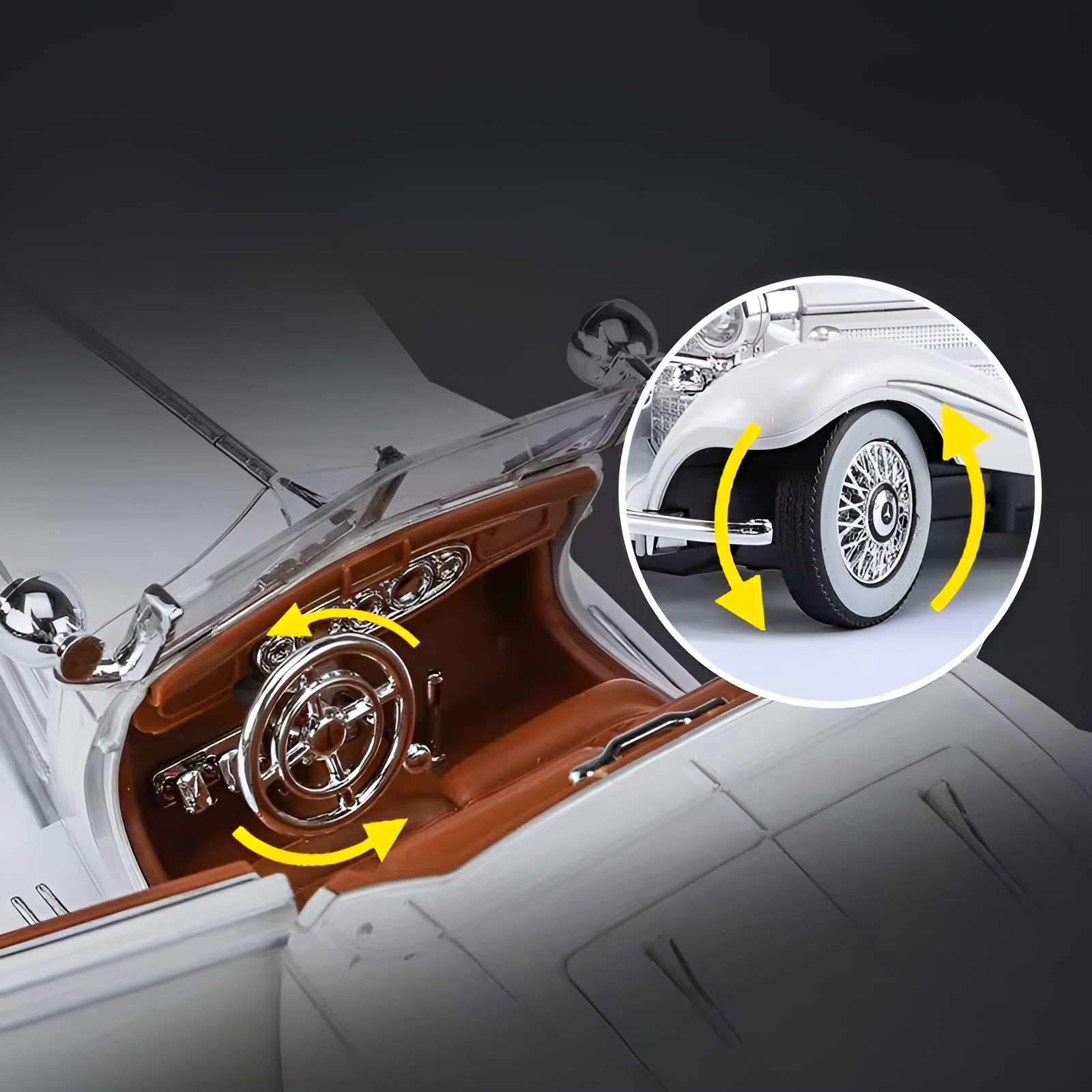 Diecast Model Mercedes-Benz 500k