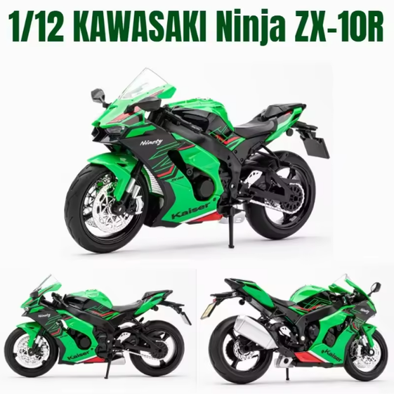 1:12 Diecast Kawasaki Ninja ZX-10R Model Bike