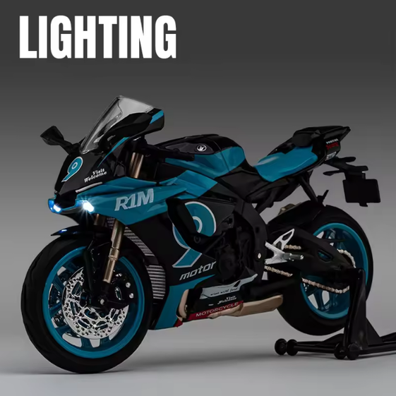 1:12 Diecast Yamaha R1M Model Bike
