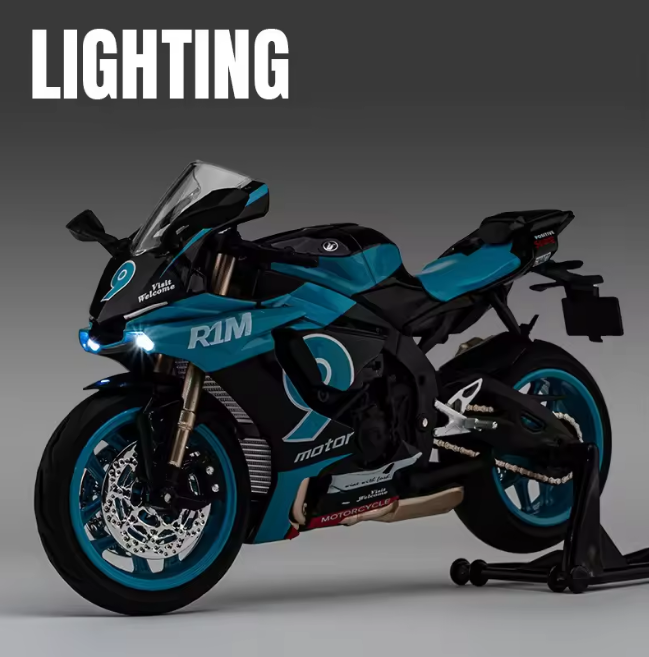1:12 Diecast Yamaha R1M Model Bike