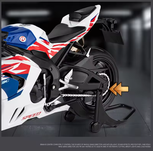 1:12 Diecast Honda CBR 1000RR-R Fire Blade Model Bike