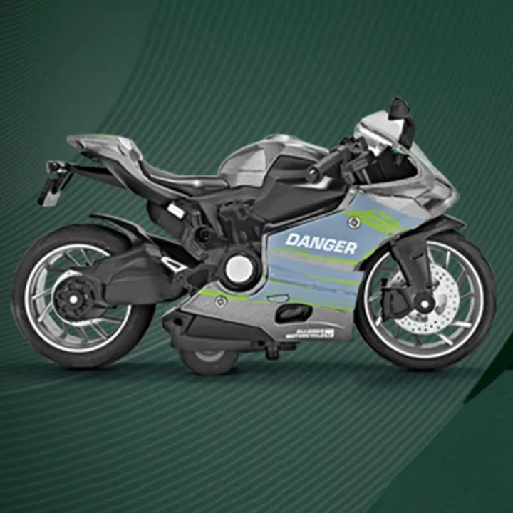 1:12 Diecast Danger Bike Model - Assortment