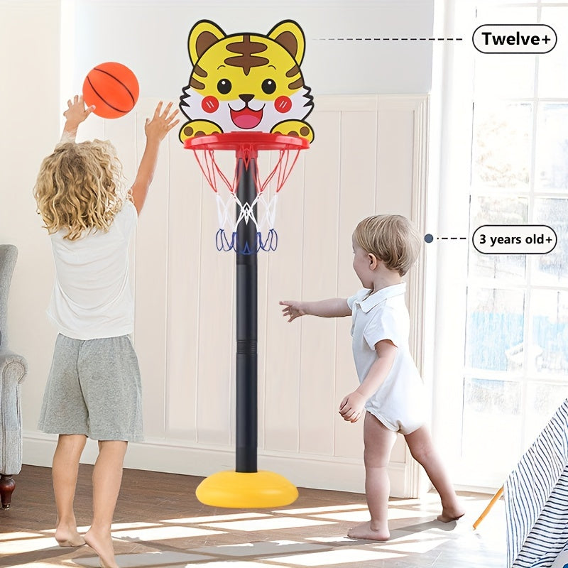 Kids Basketball Hoop Stand Kit Adjustable with Ball Pump