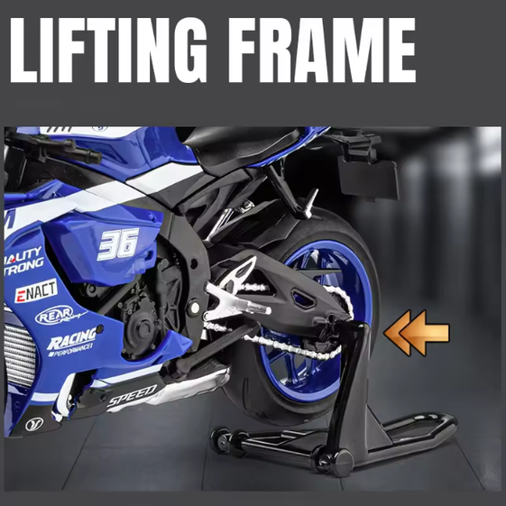 1:12 Diecast Yamaha R1M Model Bike