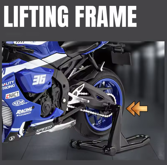 1:12 Diecast Yamaha R1M Model Bike