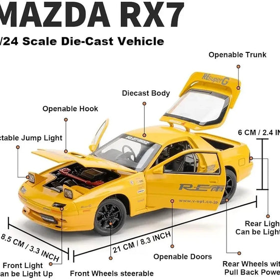 Mazda RX-7 1/24 Scale Diecast Model