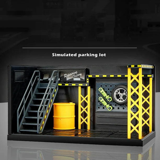 1:14 Diecast Bike Model With Parking Lot