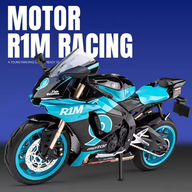 1:12 Diecast Yamaha R1M Model Bike