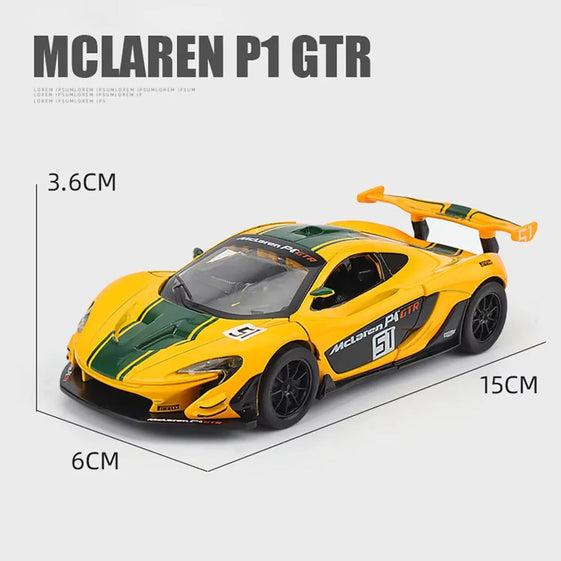 Diecast Model Officially Licensed McLaren P1 GTR 1/32