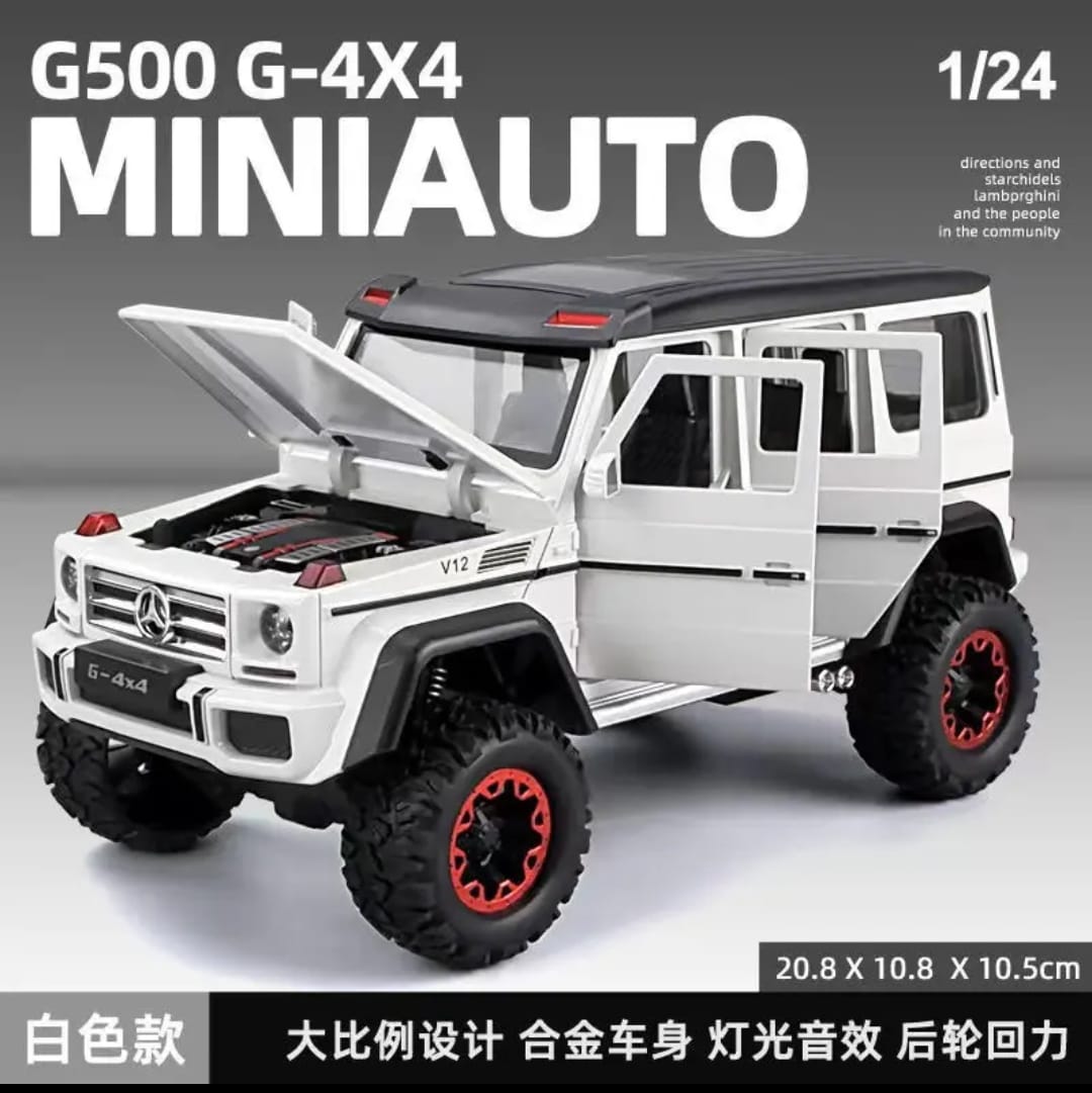 Mercedes-Benz G500 SUV SMOKE FUNCTION Die-Cast Model Car 1/24 Scale