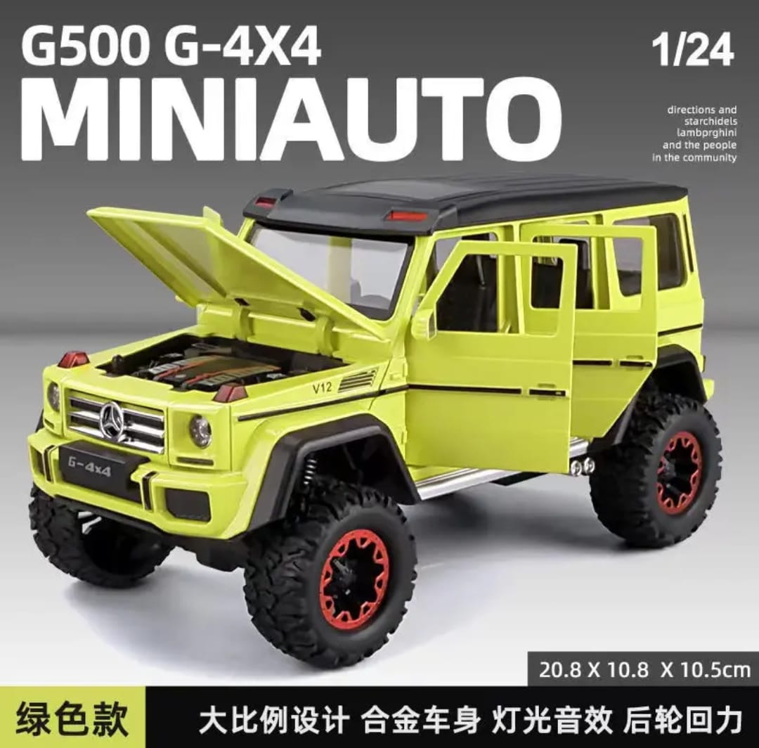 Mercedes-Benz G500 SUV SMOKE FUNCTION Die-Cast Model Car 1/24 Scale