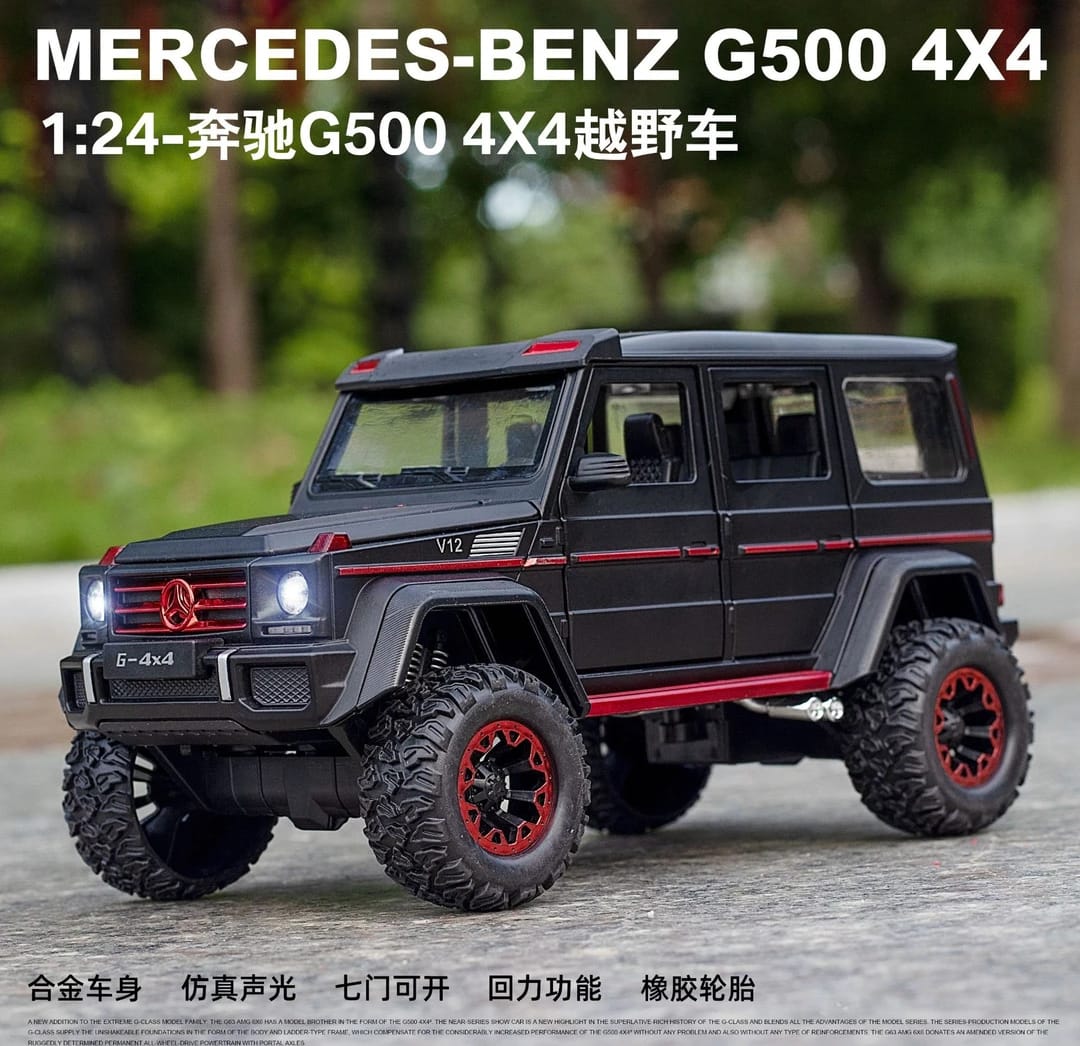 Mercedes-Benz G500 SUV SMOKE FUNCTION Die-Cast Model Car 1/24 Scale