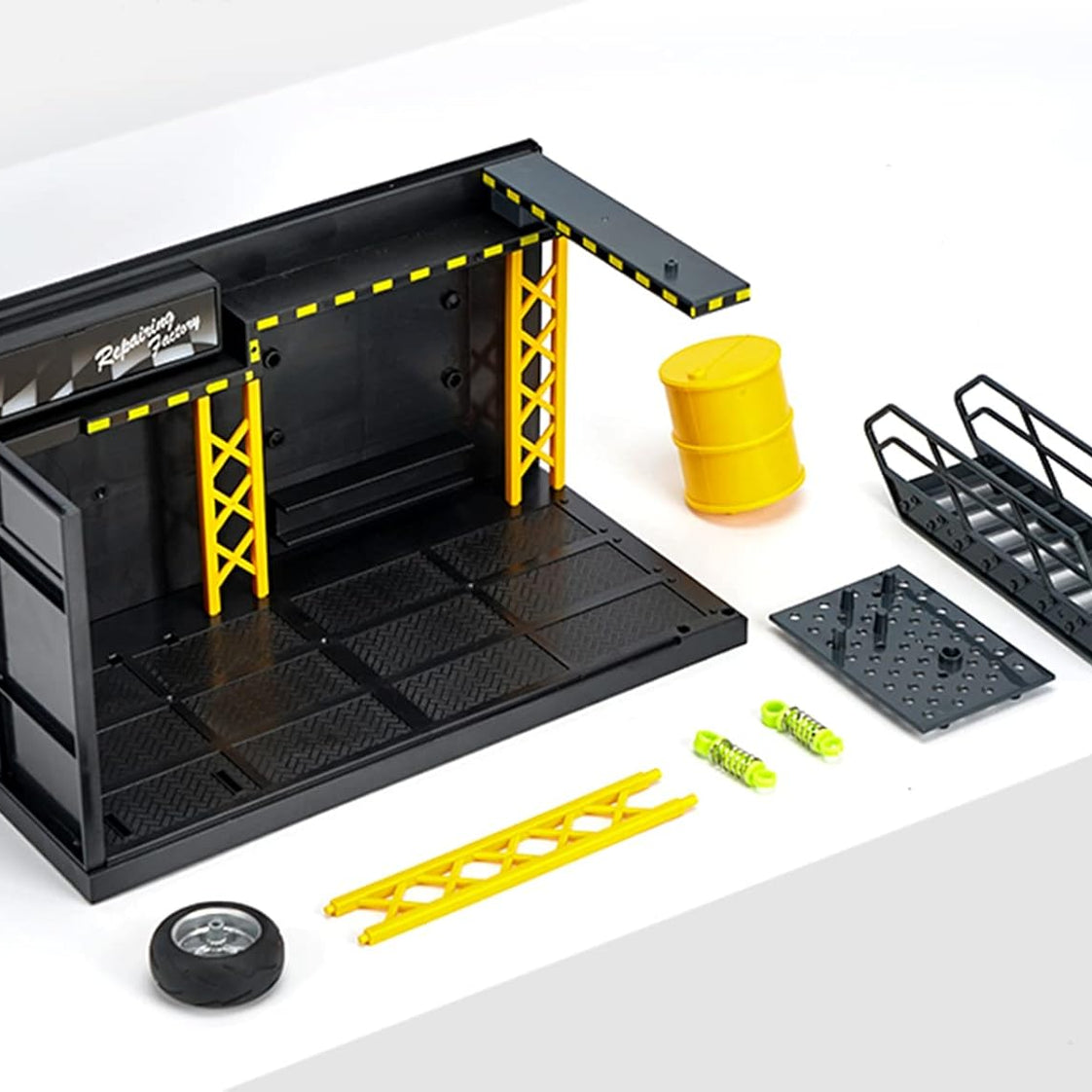 1:14 Diecast Bike Model With Parking Lot