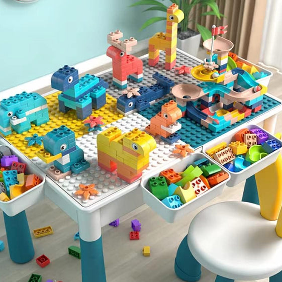 Blocks Creative Building Blocks Table  + CHAIR