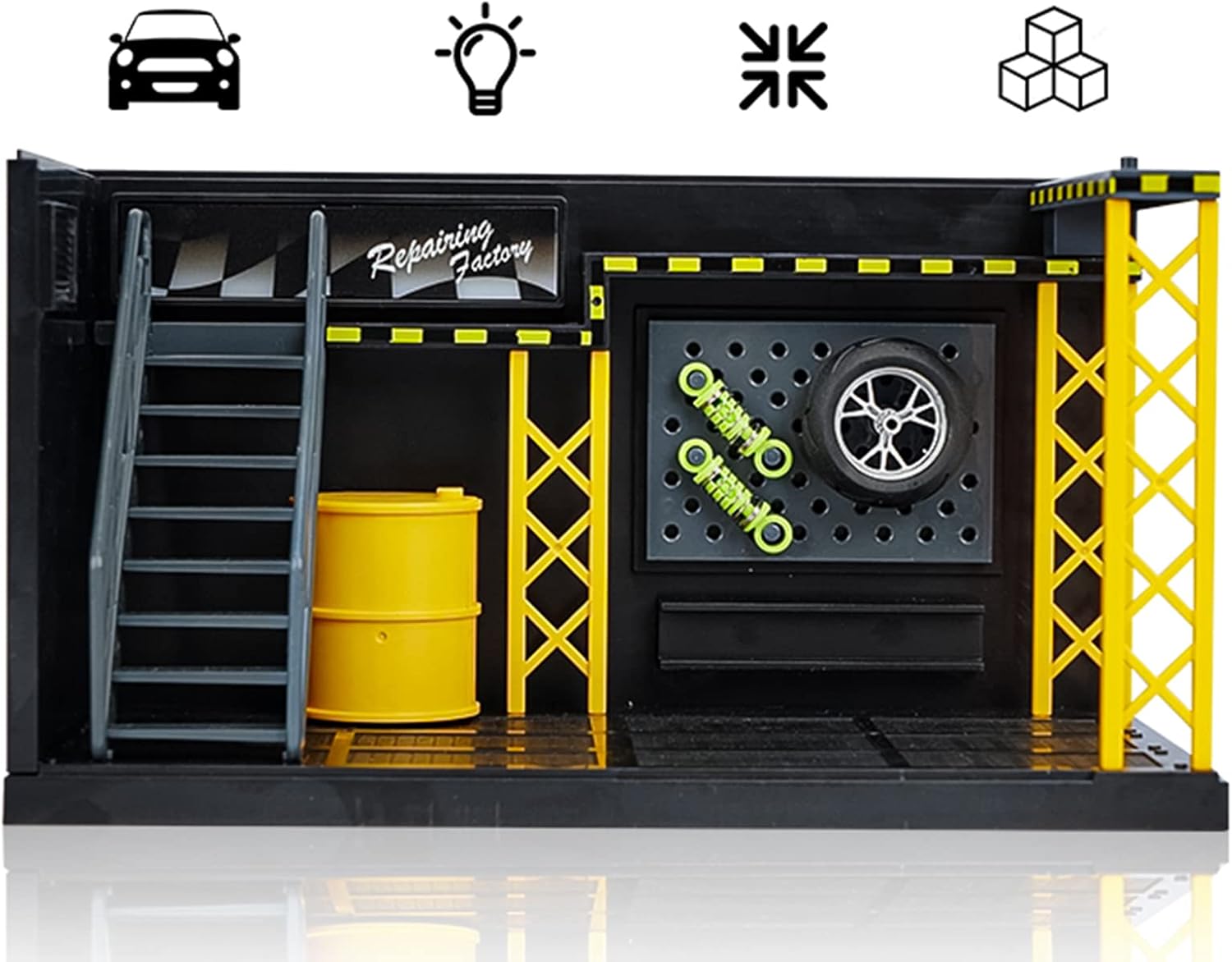 1:14 Diecast Bike Model With Parking Lot