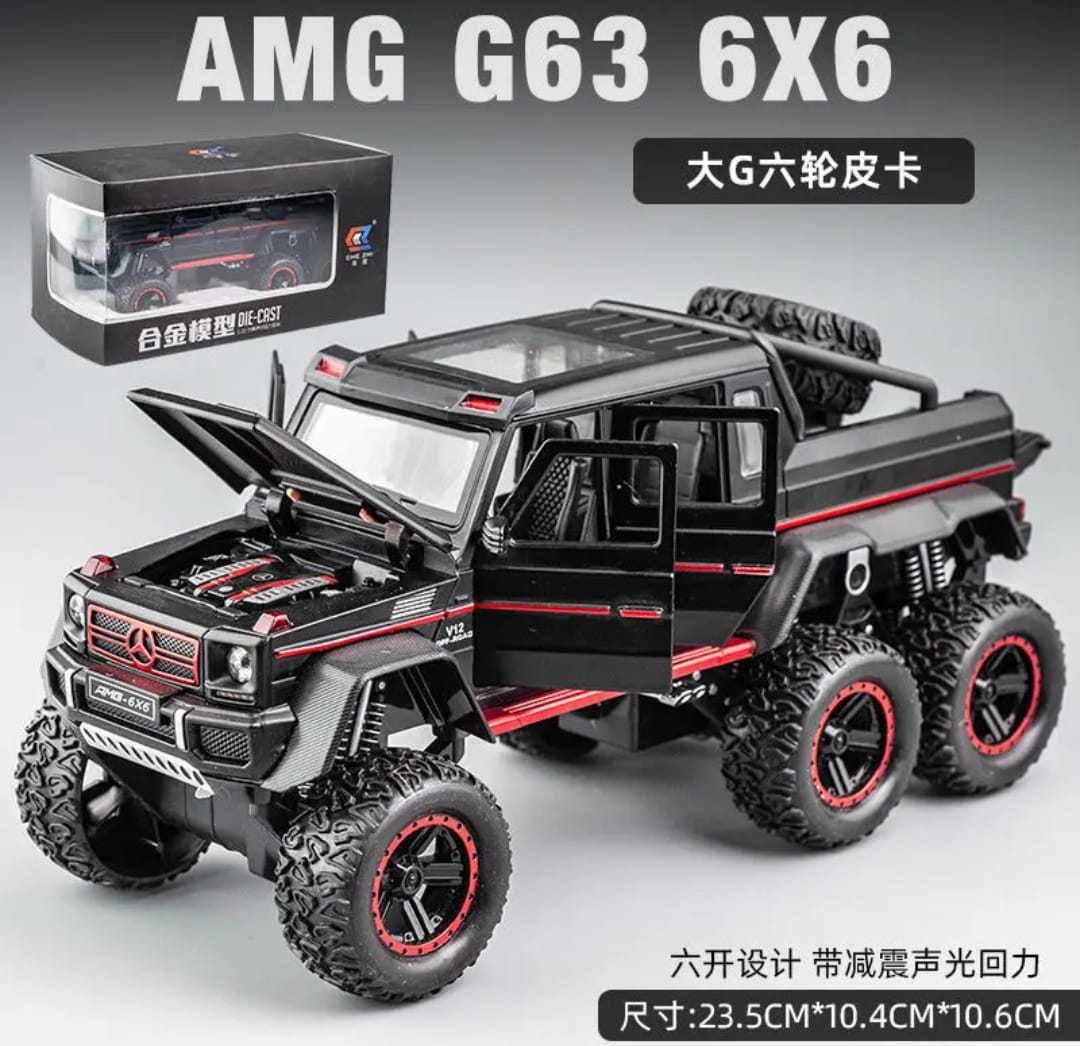 Mercedes-Benz AMG G63 6X6 Die-Cast Model Car 1/22 Scale