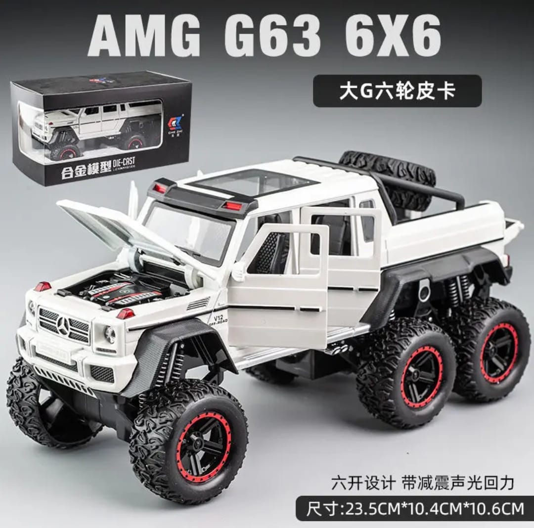 Mercedes-Benz AMG G63 6X6 Die-Cast Model Car 1/22 Scale