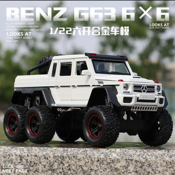 Mercedes-Benz AMG G63 6X6 Die-Cast Model Car 1/22 Scale