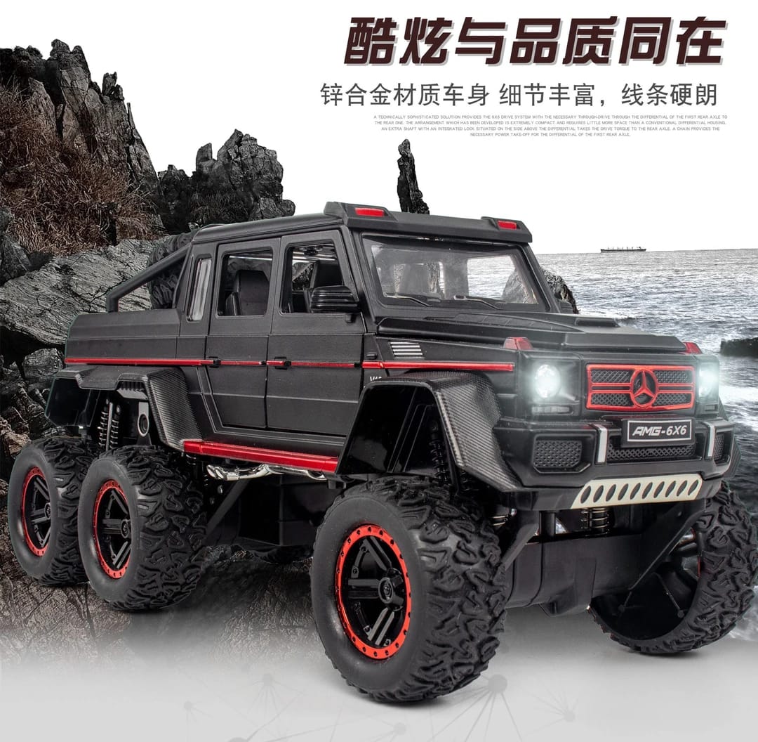 Mercedes-Benz AMG G63 6X6 Die-Cast Model Car 1/22 Scale