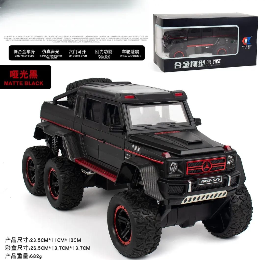 Mercedes-Benz AMG G63 6X6 Die-Cast Model Car 1/22 Scale