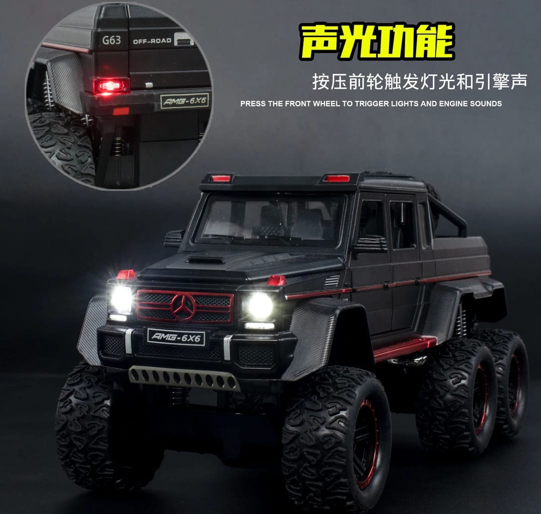 Mercedes-Benz AMG G63 6X6 Die-Cast Model Car 1/22 Scale