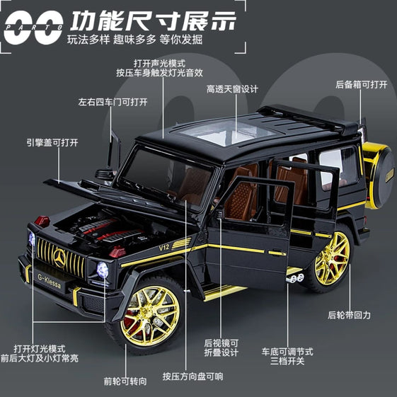 MERCEDES BENZ G-WAGON G63 SUV DIE-CAST MODEL CAR 1/24