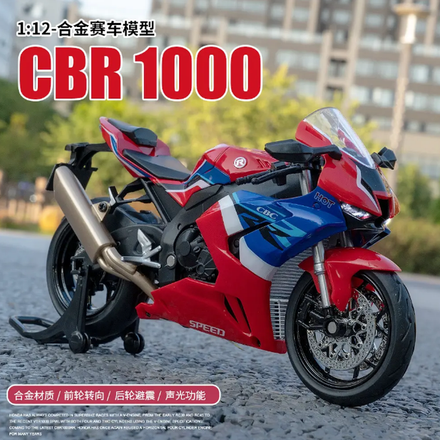 1:12 Diecast Honda CBR 1000RR-R Fire Blade Model Bike