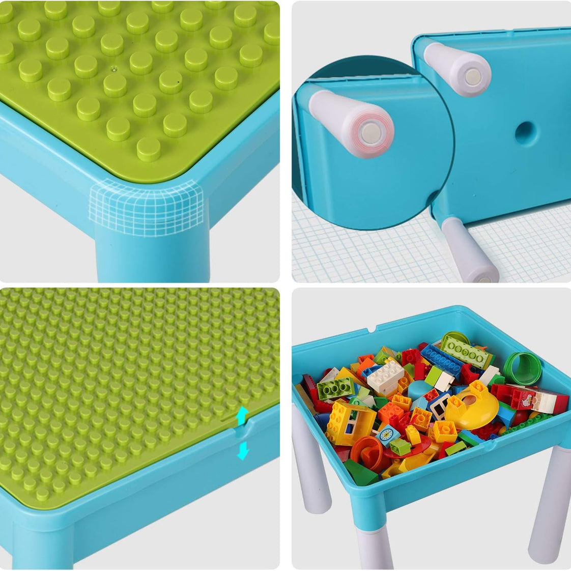 Blocks Creative Building Blocks Table  + CHAIR