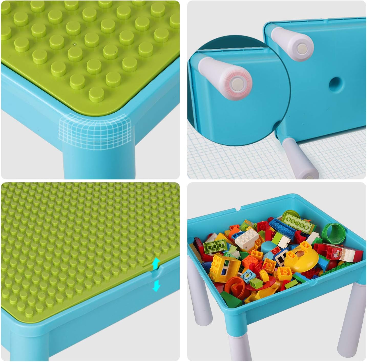 Blocks Creative Building Blocks Table  + CHAIR