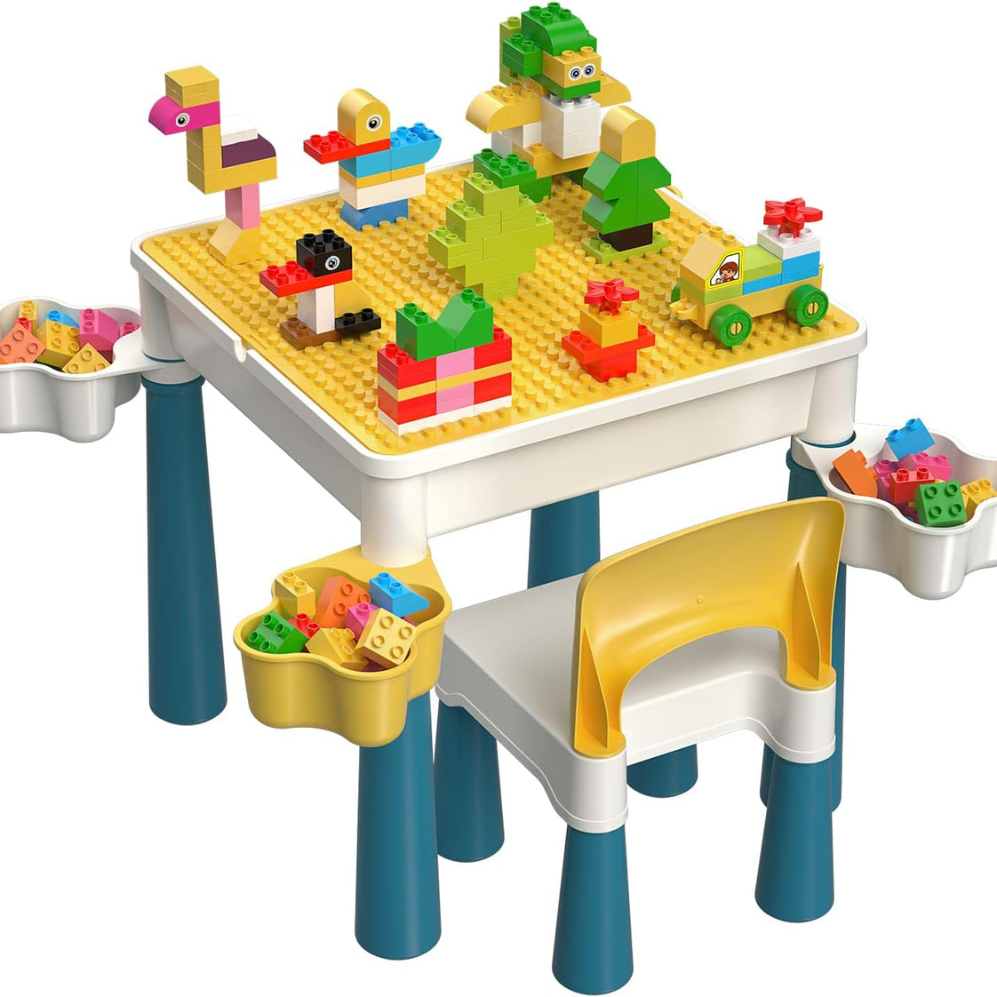Blocks Creative Building Blocks Table  + CHAIR