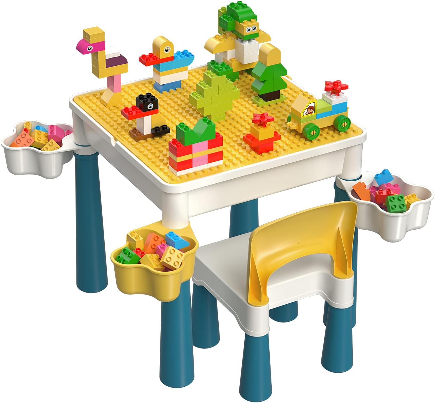 Blocks Creative Building Blocks Table  + CHAIR