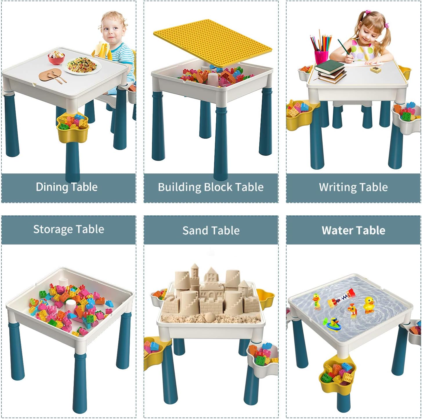 Blocks Creative Building Blocks Table  + CHAIR