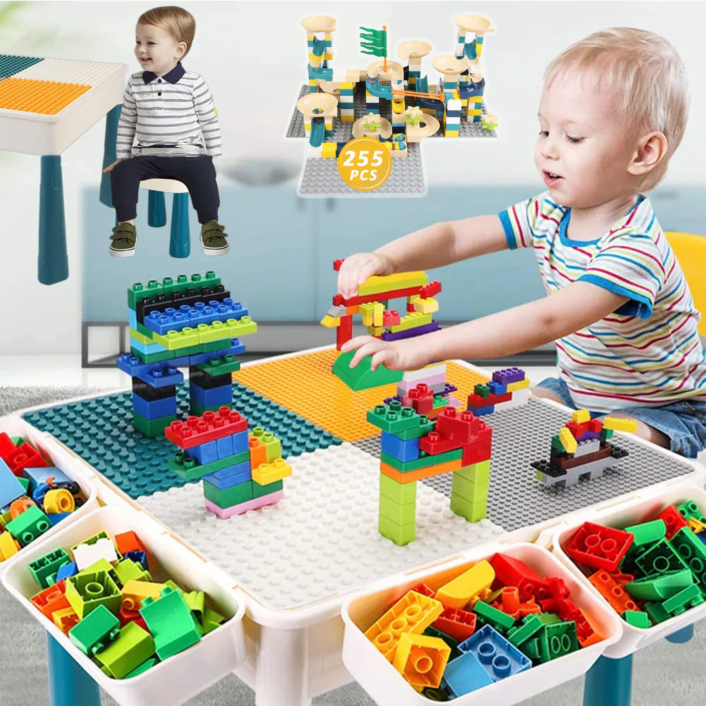 Blocks Creative Building Blocks Table  + CHAIR