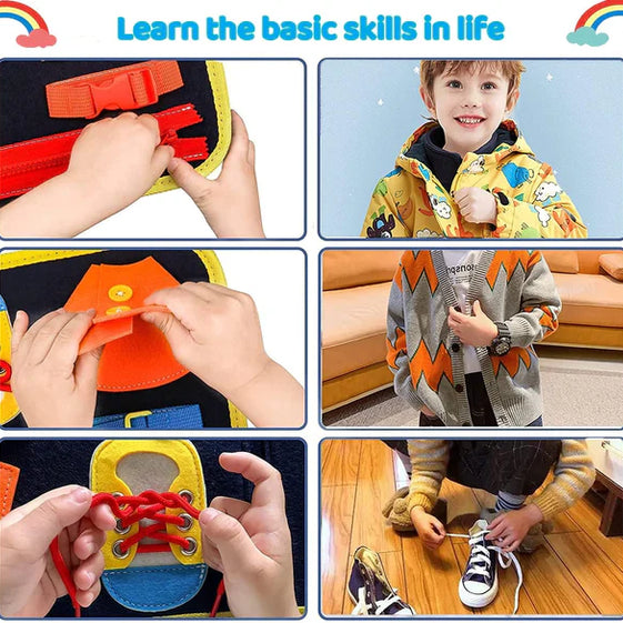 Montessori Toddler Activity Busy Book