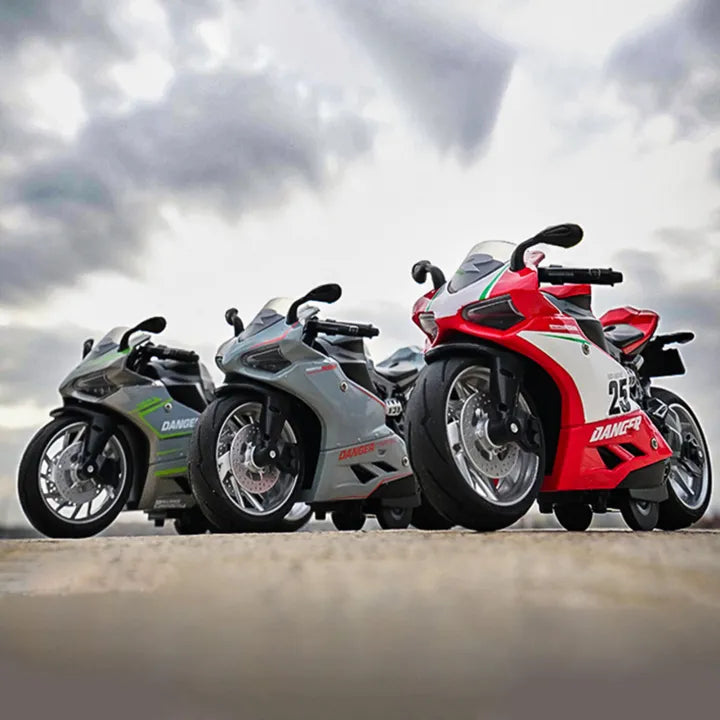 1:12 Diecast Danger Bike Model - Assortment