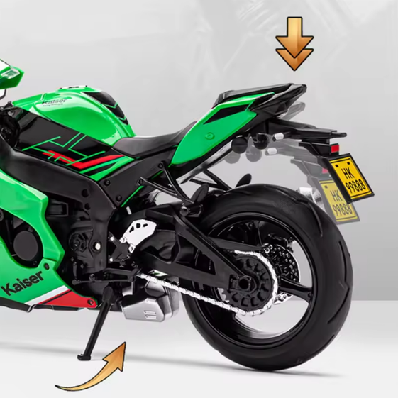 1:12 Diecast Kawasaki Ninja ZX-10R Model Bike