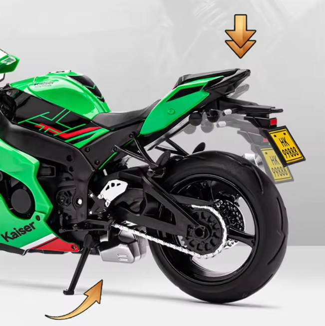 1:12 Diecast Kawasaki Ninja ZX-10R Model Bike