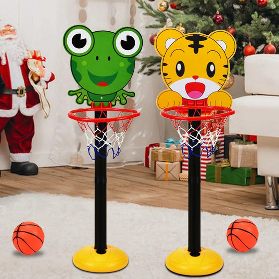 Kids Basketball Hoop Stand Kit Adjustable with Ball Pump